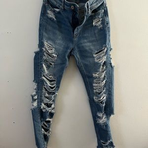 American eagle ripped jeans